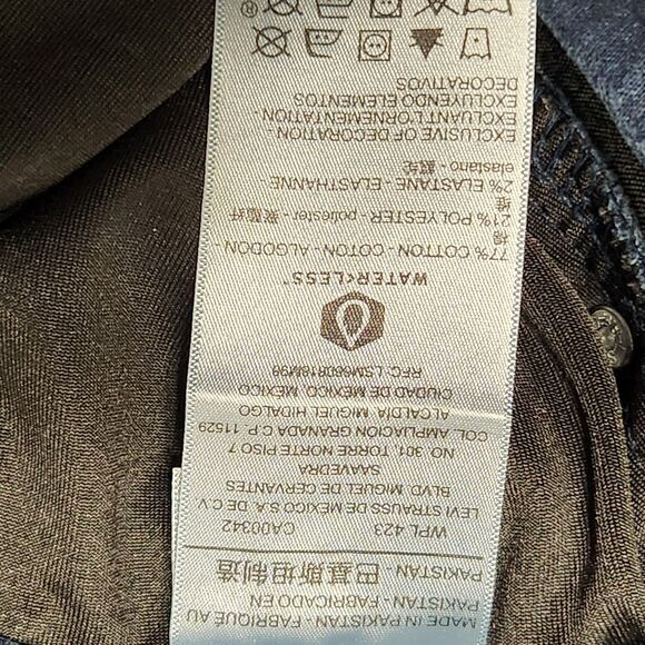 Signature Levi Strauss Gold Pull-On Skinny Jeans 8M W29 L30 - Picture 6 of 6